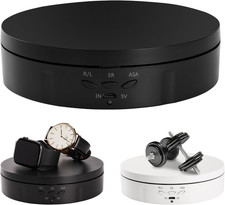 22 Lbs Motorized Rotating Display Stand for Jewelry, 360 Degree, Automatic Mute