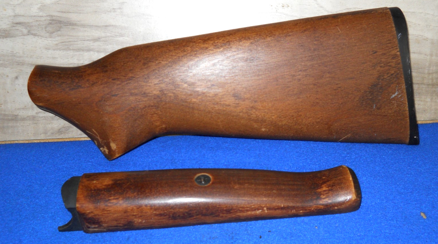 NEF PARDNER - H&R TOPPER  SB1 20GA WOOD STOCK & FOREND SET #CL6565