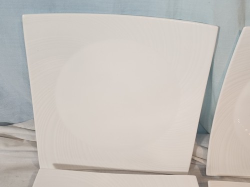 WEDGWOOD ETHEREAL 101 piatti quadrati, set di 4 BELLI! - Foto 7 di 22