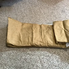 Croscill Gold Queen Basket Weave Bed Skirt, 17.5” Drop, New