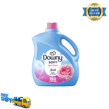 Downy Liquid Fabric Softener, April Fresh Scent, 111 fl oz, 150 Loads (1 Pack) 0.12 per gallon