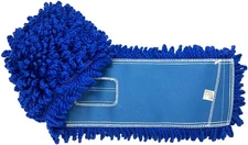  48-inch ultra-fine fiber dust mop, extra-large washable commercial mop, blue