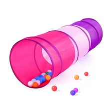 Kids Play Tunnel Tent for Toddler, 6-ft Pop Up Crawl Tunnel Toy for Baby Infa...