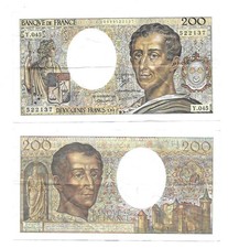 France 200 Francs Montesquieu 1987