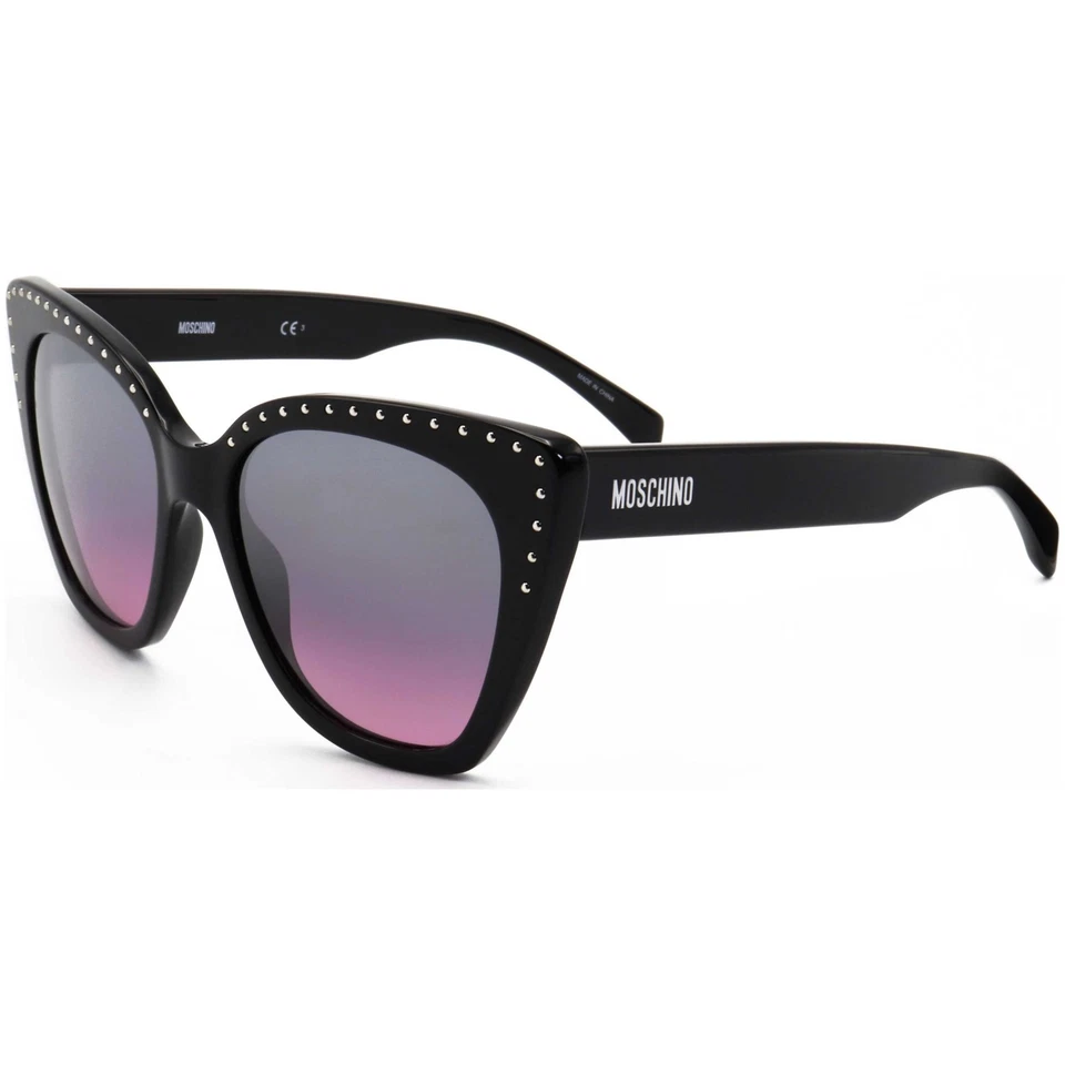 Очки солнцезащитные женские Moschino 53 мм черные MOS005S-BSC-53