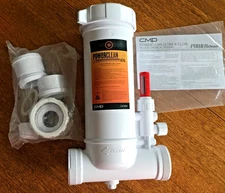 CMP PowerClean Ultra In-Line Chlorinator with Clear Glass Lid, 25280-100-000