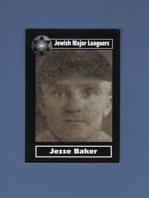 #30 JESSE BAKER, 1919 Senators FIRST CARD | Jewish Major Leaguers ~2003 AJHS/JML