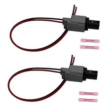 2-Pack Side Marker Light Bulb Socket Connector Pigtail Harness Kit