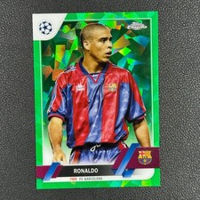 2022-23 Topps Chrome Sapphire Ronaldo R9 Variation Green Refractor /70 SSP#Z