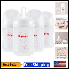 Easy Clean 5.4 Oz Wide Neck Anti-Colic Bottles with Silicone Nipples - 4 Pack