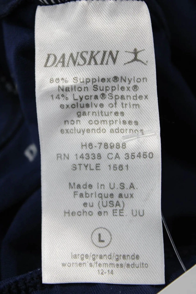 Leggings capri Danskin para mujer azul oscuro talla S Foto 4 de 4