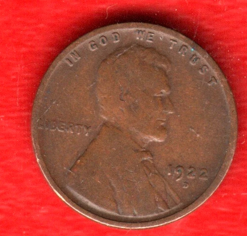 USA 1 CENT 1922 D