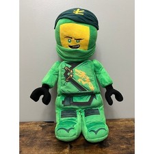 Lego Ninjago Lloyd Ninja Warrior Pillow Plush Green Stuffed Toy 12 inch No Tag