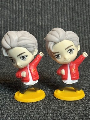 2 McDonald's BTS Tin Tan RM encore edition Toy figure Boy Band K-pop Happy Meal