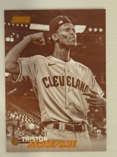 2023 Topps Stadium Club - Triston McKenzie #155 Sepia