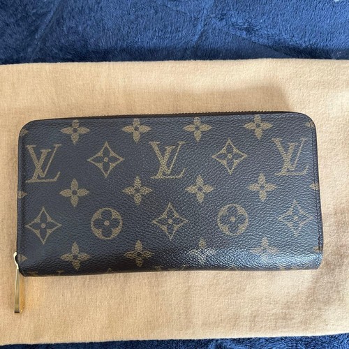 Louis Vuitton Long Wallet Brown Used Excellent From Japan