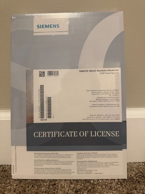 siemens 6AV2104-0FA06-0AA0 simatic wincc runtime advanced 2048 powertags v16