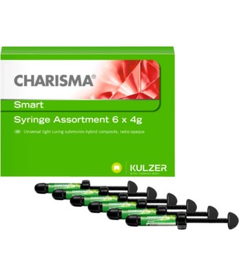 Kulzer Charisma Smart Dental Composite Restorative 6 Syr Kit Without Box