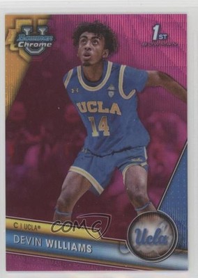 2023-24 Bowman U Chrome Pink Wave Refractor 104/125 Devin Williams #86 ng3