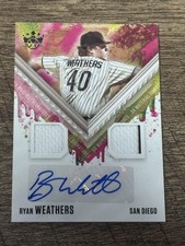 2021 Diamond Kings Ryan Weathers DK Material Signatures RC Auto Yankees
