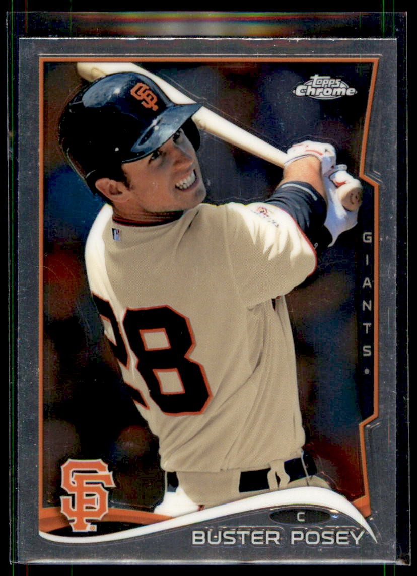 2014 Topps Chrome Buster Posey #152 San Francisco Giants