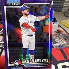 Topps 2024 Series One Purple Parallel #301 Alejandro Kirk /250 Toronto Blue Jays