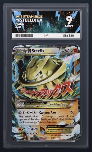 M Steelix-EX graded ACE 9 for sale on eBay