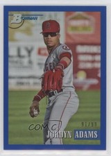 2021 Bowman Heritage Prospects Blue Chrome Refractor 91/99 Jordyn Adams #228 s1i
