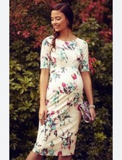 NWT Tiffany Rose Anna Shift Maternity Painterly Floral Women  s Dress 2 6 8 M New
