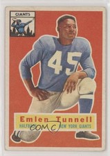 1956 Topps Emlen Tunnell #17 HOF 5p5