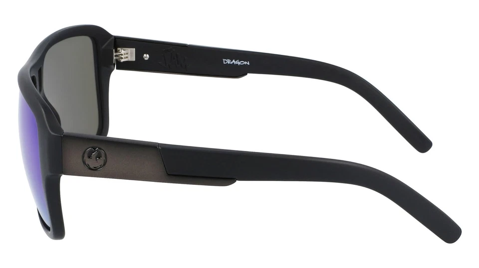 Dragon Mens The Jam Sunglasses-Matte Black Frame | LL Green Ion Lens - Image 3 of 4