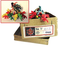 Plastic Donkey Charms Vintage 1950s Made in Japan - Lot of 36 on Strings NOS