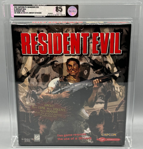 Resident Evil PC CD ROM Big Box Uncut Ver Sealed New VGA 85 Graded Capcom