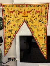 Vintage Welcome Gate Toran Door Valance Window Décor Tapestry Wall Hanging (4)
