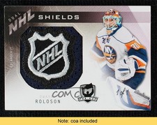 2009 The Cup Dual NHL Shields 1/1 Dwayne Roloson Rick DiPietro #DS-DR Shield 7ez