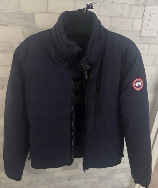 Canada Goose Men's Lodge Jacket Navy Blue Size M - image 1