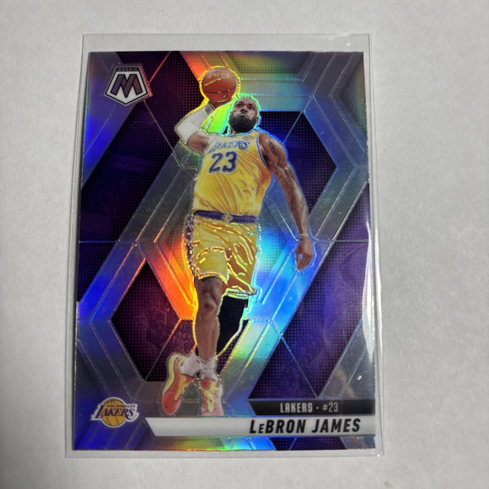 2024-25 Panini Mosaic - LeBron James #180 Silver Prizm