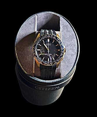 Citizen Eco-Drive Men's World Time Perpetual Calendar 62/2500 43mm Watch w/ Box