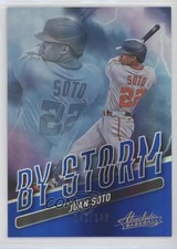 2022 Panini Absolute By Storm Spectrum Blue 142/149 Juan Soto #BYS-2 o7m
