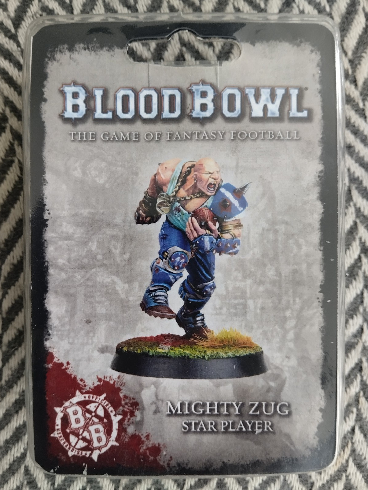 Mighty Zug Warhammer Blood Bowl Figurine Star Player Hobby Peinture