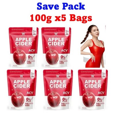 5x WINK WHITE Apple Cider Drink Powder Dietary Supplement Slimming Drink 100g