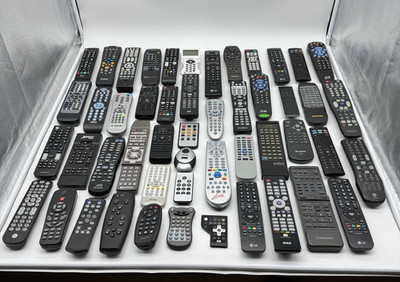 Lot 50 Remote Controls Random Miscellaneous Various Brands UNTESTED DVD VCR TV