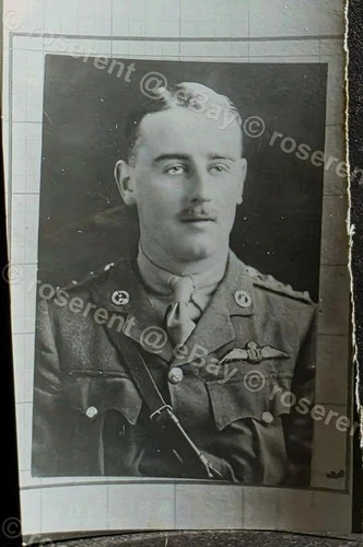 WW1 an RFC  Lovat Scouts Pilot  - archive photo 9 by 6cm