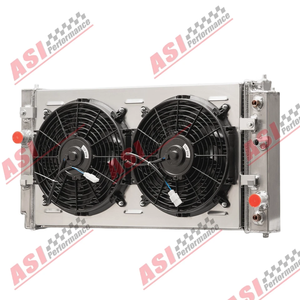 3 Rows Radiator Shroud Fan Fit 97-05,02 Chevy Malibu Pontiac Grand Am Oldsmobile - Изображение 4 из 4