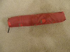 Totes ultra-light weight pink with roses compact handbag briefcase umbrella