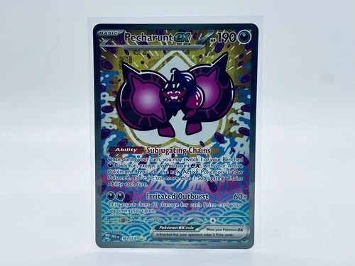 Pecharunt ex 163/131 Special Illustration Rare SIR Prismatic Evolutions Holo NM
