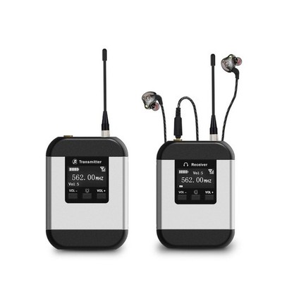 Kabelloses In-Ear Monitoring System 20 Kanäle UHF Band für Studio und Bühne