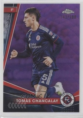 2024 Chrome MLS Purple Wave Refractor /199 Tomas Chancalay Tomás Rookie RC 02v3