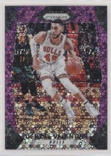 2017-18 Panini Prizm Fast Break Purple Prizm 44/75 Denzel Valentine #246 io5