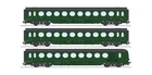 REE MODELES Collection VB-495 Set 3 State 'Saucisson' B10, B10 & B5d, Green 306